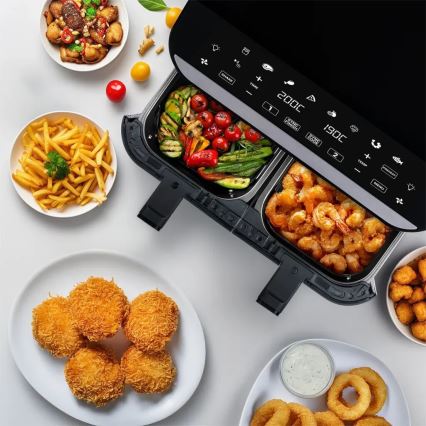 TESLA Electronics AirCook - Multifunktionel airfryer 9 l 2400W/230V