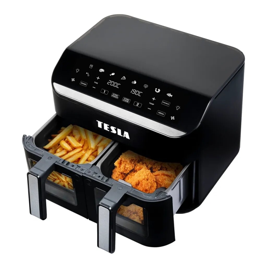 TESLA Electronics AirCook - Multifunktionel airfryer 9 l 2400W/230V