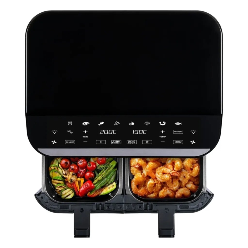 TESLA Electronics AirCook - Multifunktionel airfryer 9 l 2400W/230V