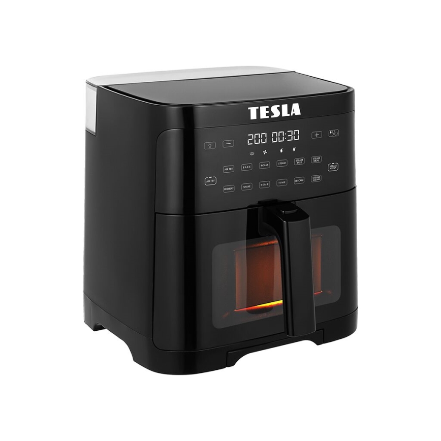 TESLA Electronics AirCook - Multifunktionel airfryer m. dampfunktion 5 l 1500W/230V