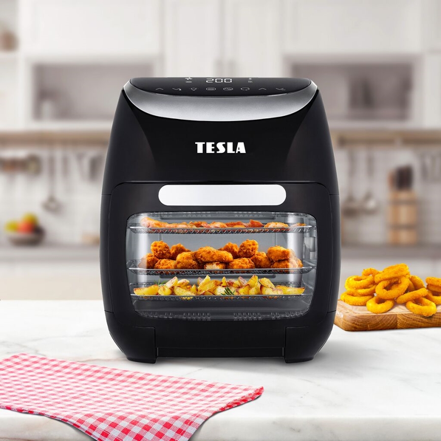 TESLA Electronics AirCook - Multifunktionel digital airfryer 11 l 2000W/230V