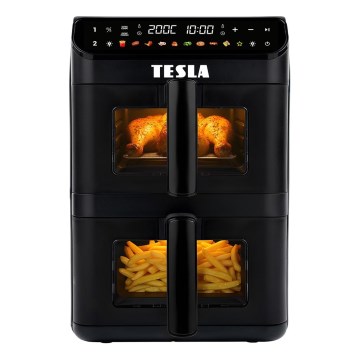 TESLA Electronics AirCook - Multifunktionel digital airfryer 11 l 2800W/230V sort