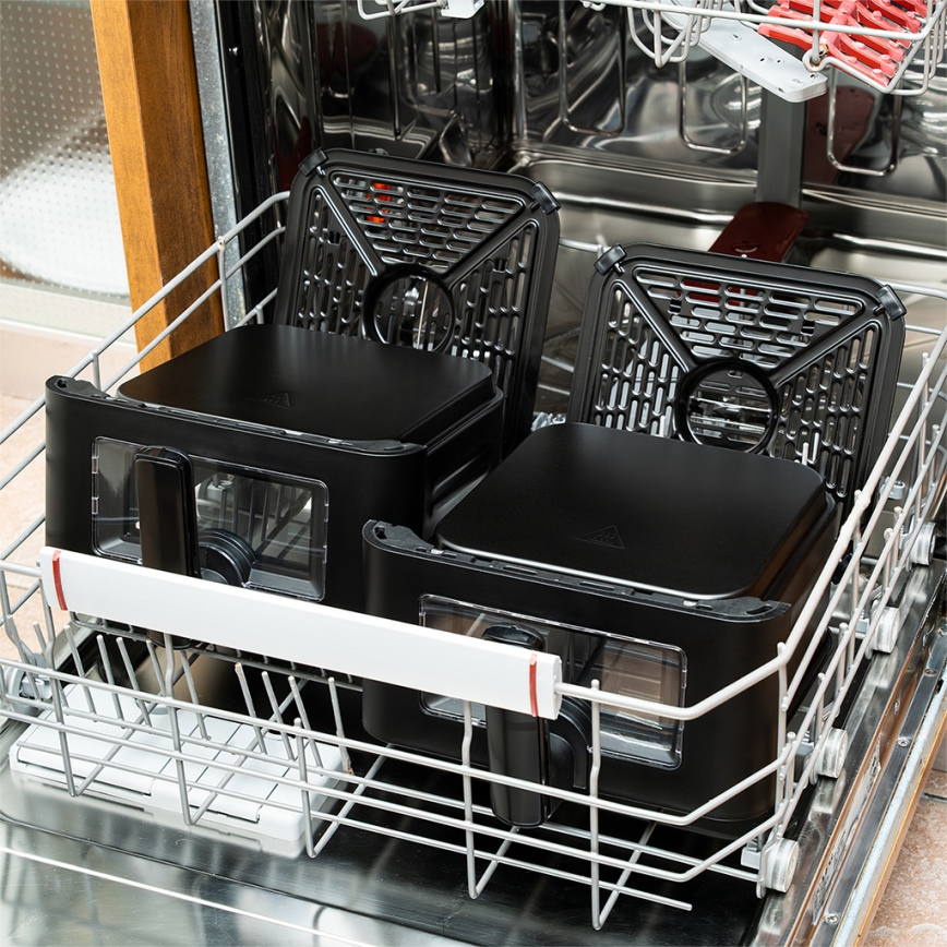 TESLA Electronics AirCook - Multifunktionel digital airfryer 11 l 2800W/230V sort