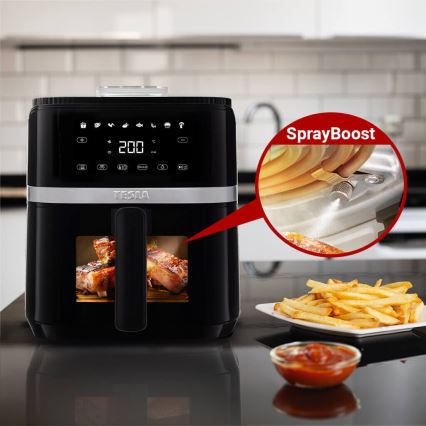 TESLA Electronics AirCook - Multifunktionel digital airfryer 5 l 1500W/230V