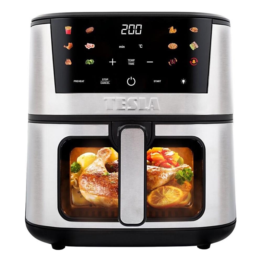 TESLA Electronics AirCook - Multifunktionel digital airfryer 7 l 1600W/230V