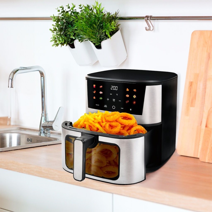 TESLA Electronics AirCook - Multifunktionel digital airfryer 7 l 1600W/230V