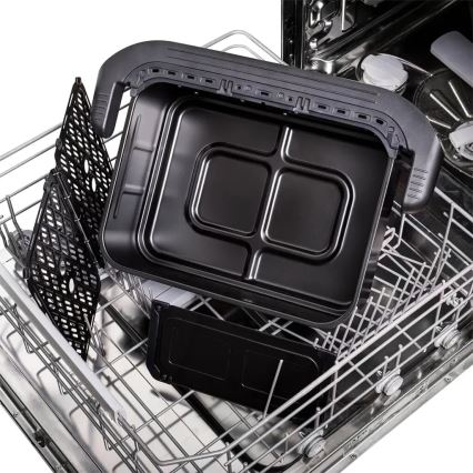 TESLA Electronics AirCook - Multifunktionel dobbelt digital varmluftfrituregryde 10 l 2400W/230V