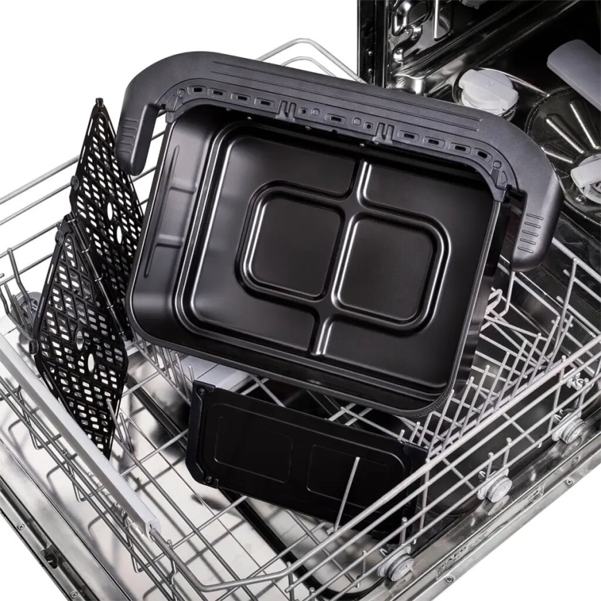 TESLA Electronics AirCook - Multifunktionel dobbelt digital varmluftfrituregryde 10 l 2400W/230V