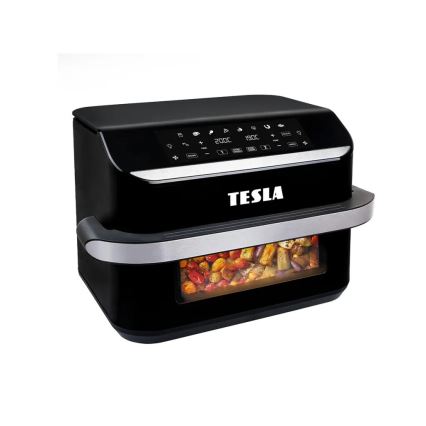 TESLA Electronics AirCook - Multifunktionel dobbelt digital varmluftfrituregryde 10 l 2400W/230V