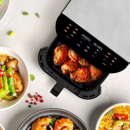 TESLA Electronics AirCook - Smart multifunktionel digital airfryer 9 l 1700W/230V Wi-Fi