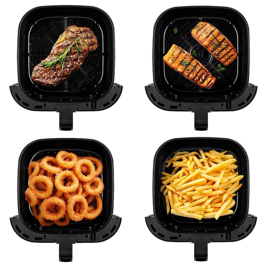 TESLA Electronics AirCook - Smart multifunktionel digital airfryer 9 l 1700W/230V Wi-Fi