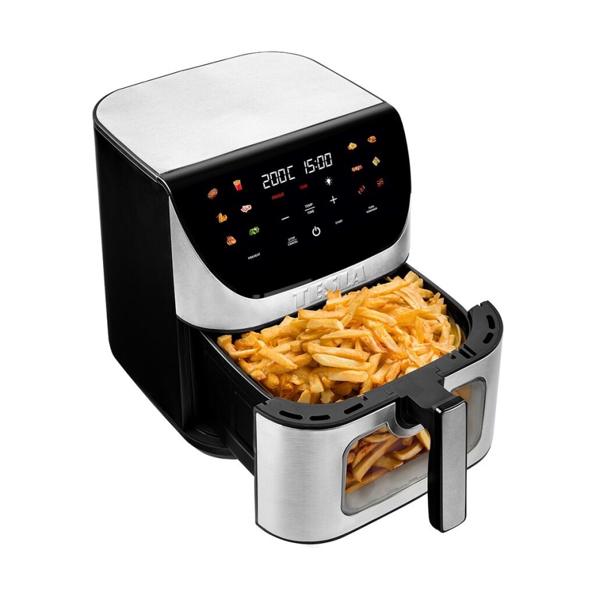 TESLA Electronics AirCook - Smart multifunktionel digital airfryer 9 l 1700W/230V Wi-Fi