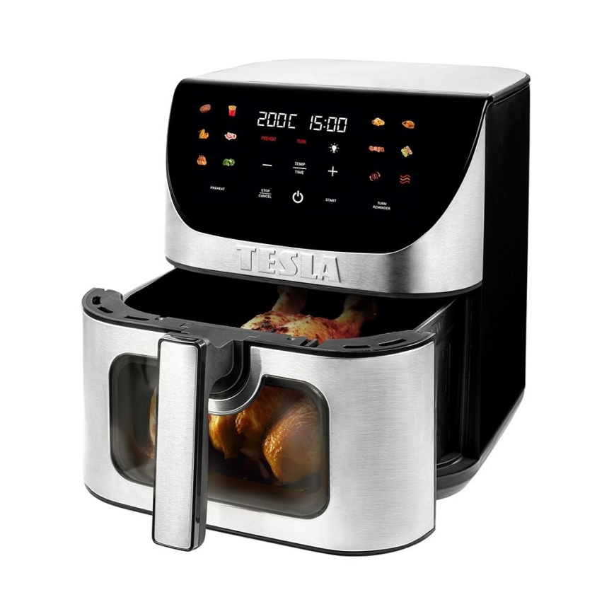 TESLA Electronics AirCook - Smart multifunktionel digital airfryer 9 l 1700W/230V Wi-Fi