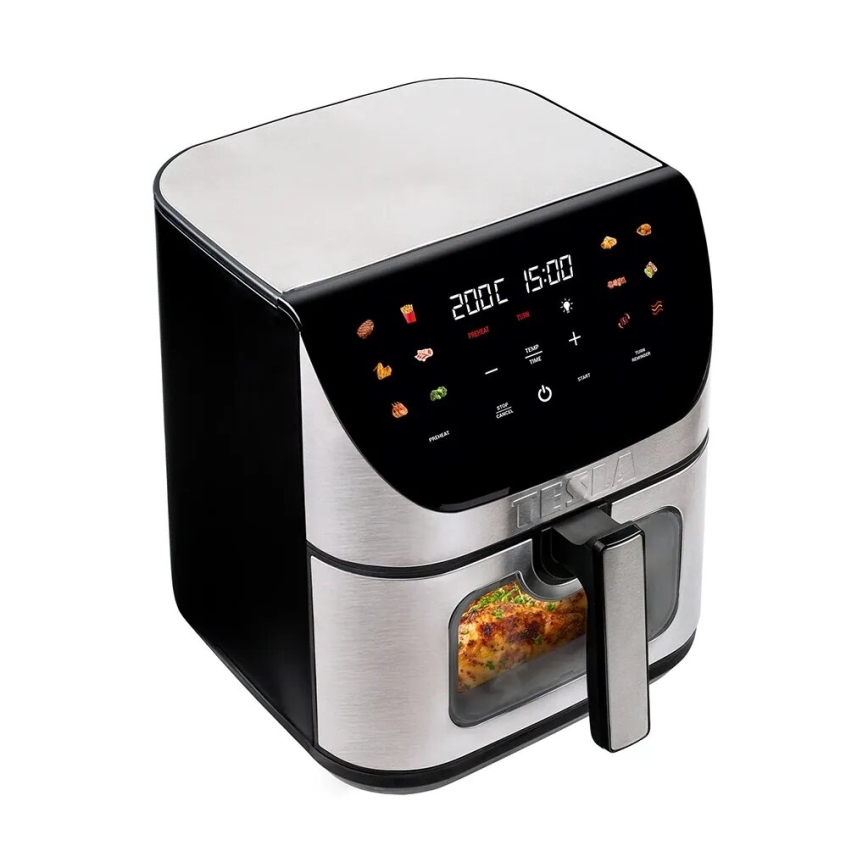 TESLA Electronics AirCook - Smart multifunktionel digital airfryer 9 l 1700W/230V Wi-Fi