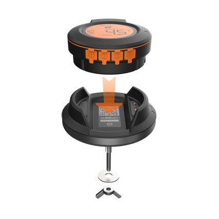 TESLA Electronics Cook - Digitalt stegetermometer med sonde 0-400 °C 2xAA IP65
