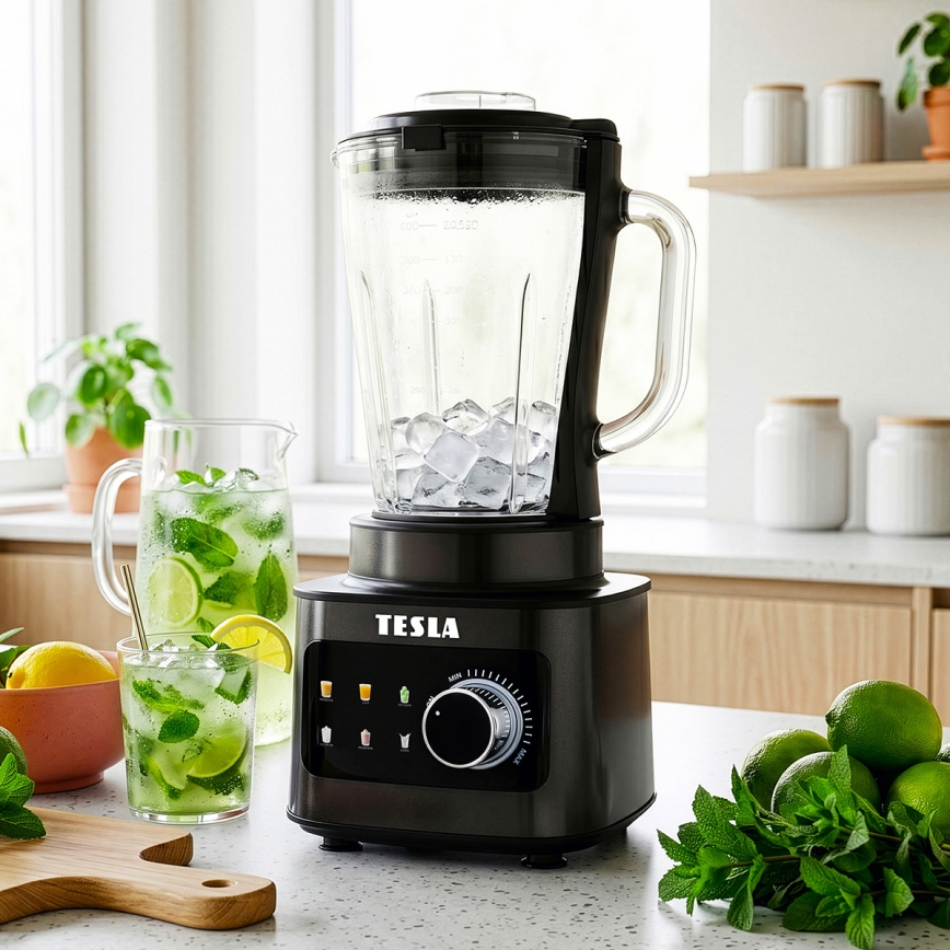 TESLA Electronics CrunchX - Bordblender 1500W/230V sort