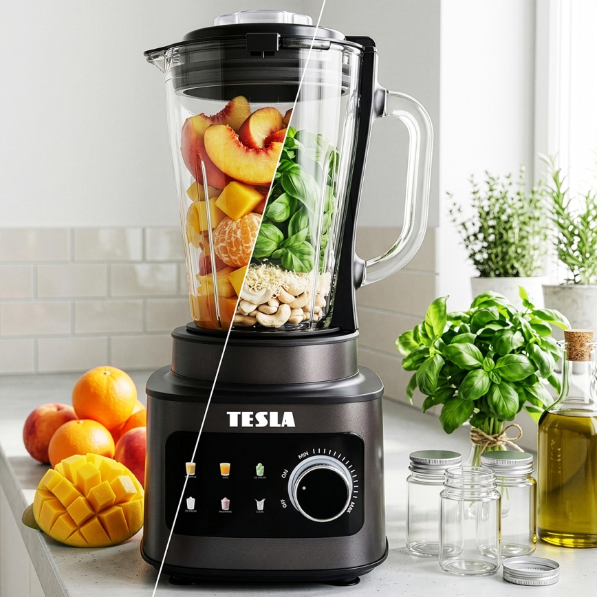 TESLA Electronics CrunchX - Bordblender 1500W/230V sort