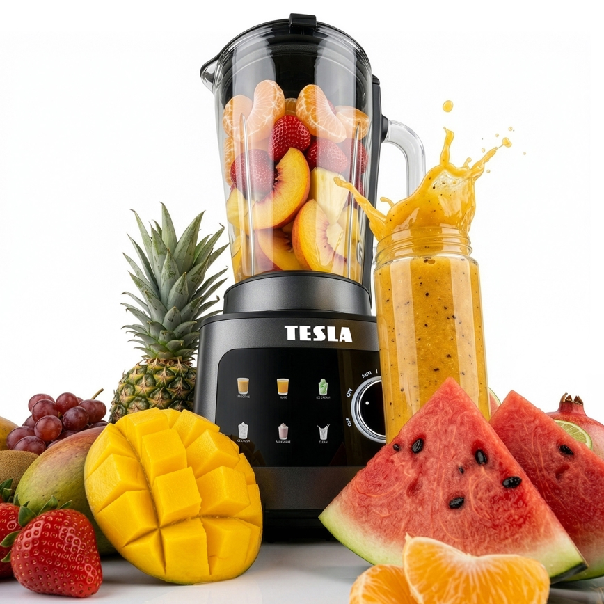 TESLA Electronics CrunchX - Bordblender 1500W/230V sort