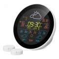 TESLA Electronics Device - Smart vejrstation med sensor, 400 mAh batteri, Wi‑Fi (Tuya), IP44