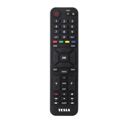 TESLA Electronics - DVB-T2 H.265 (HEVC) modtager med HbbTV 12V + fjernbetjening