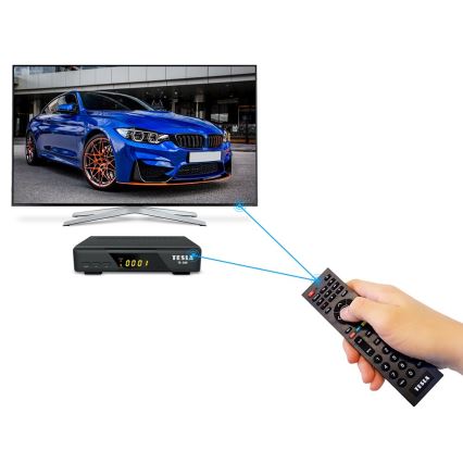 TESLA Electronics - DVB-T2 H.265 (HEVC) receiver, HDMI-CEC + fjernbetjening