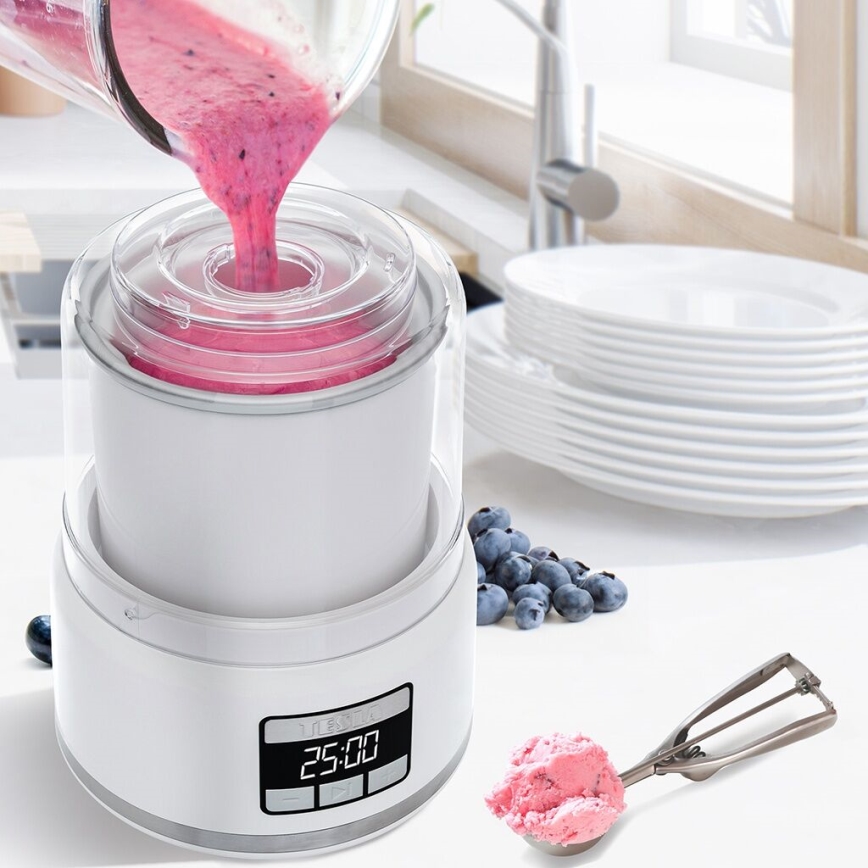 TESLA Electronics Gelato - Maskine til hjemmelavet is 30W/230V