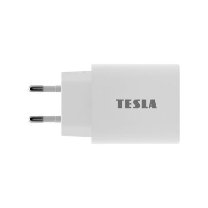 TESLA Electronics - Hurtigoplader Power Delivery 20W hvid