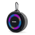 TESLA Electronics - LED RGB Trådløs Højttaler 5W/1200 mAh/3,7V IPX7 grå