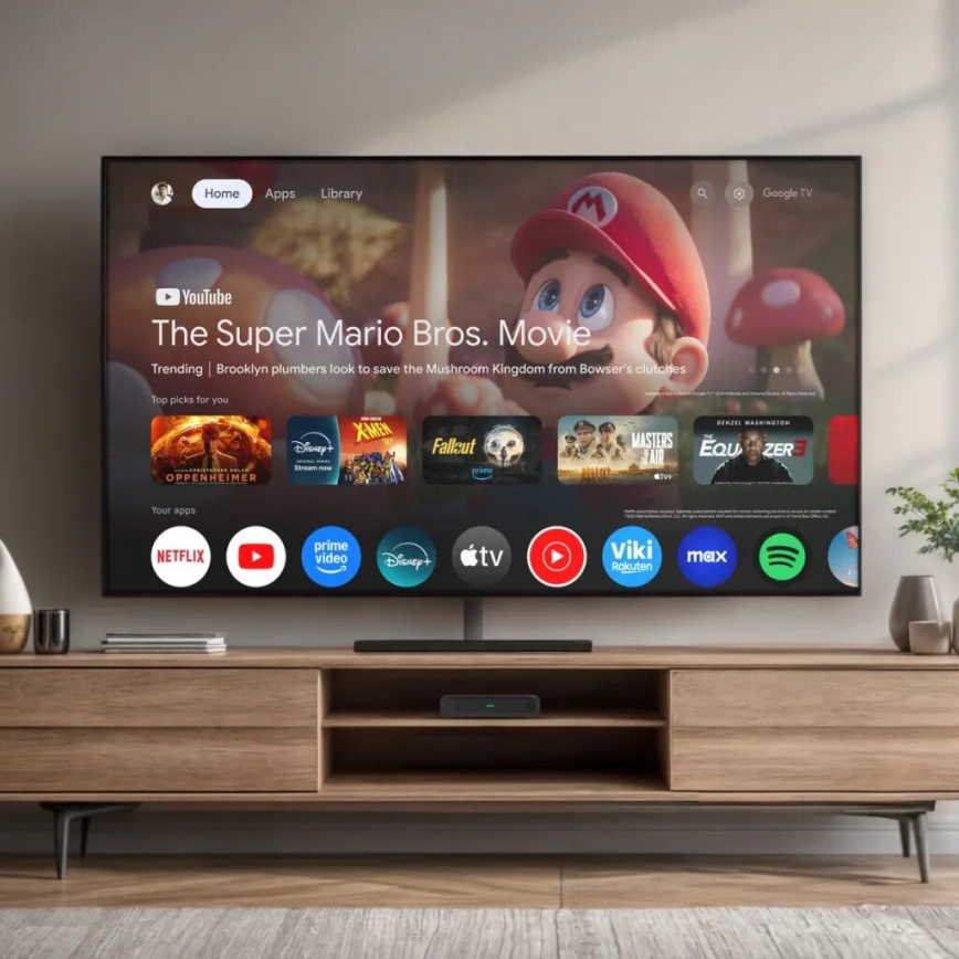 TESLA Electronics MediaBox - UHD multimedieafspiller multimedieafspiller Wi-Fi + fjernbetjening