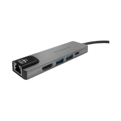 TESLA Electronics - Multifunktionel USB-hub 5-i-1