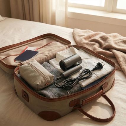 TESLA Electronics MyCare - Foldbar hårtørrer 1800W/230V grå