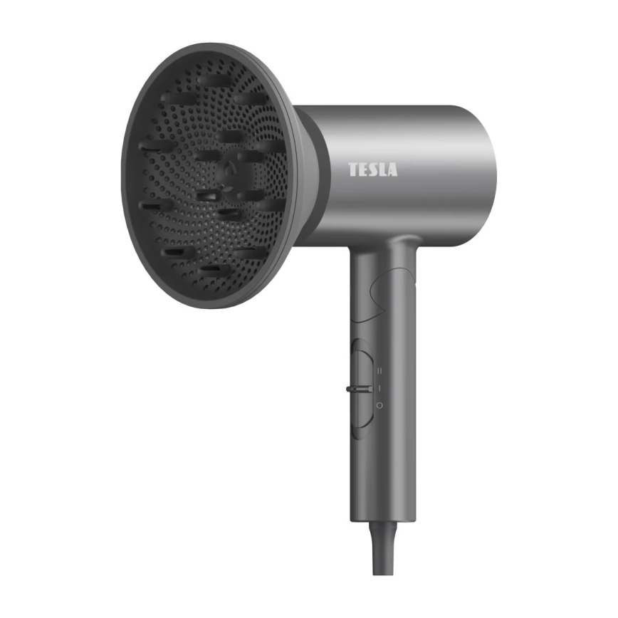 TESLA Electronics MyCare - Foldbar hårtørrer 1800W/230V grå