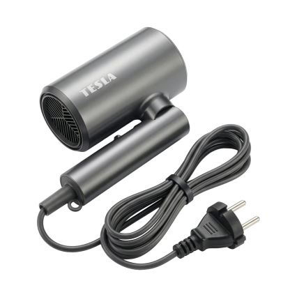 TESLA Electronics MyCare - Foldbar hårtørrer 1800W/230V grå