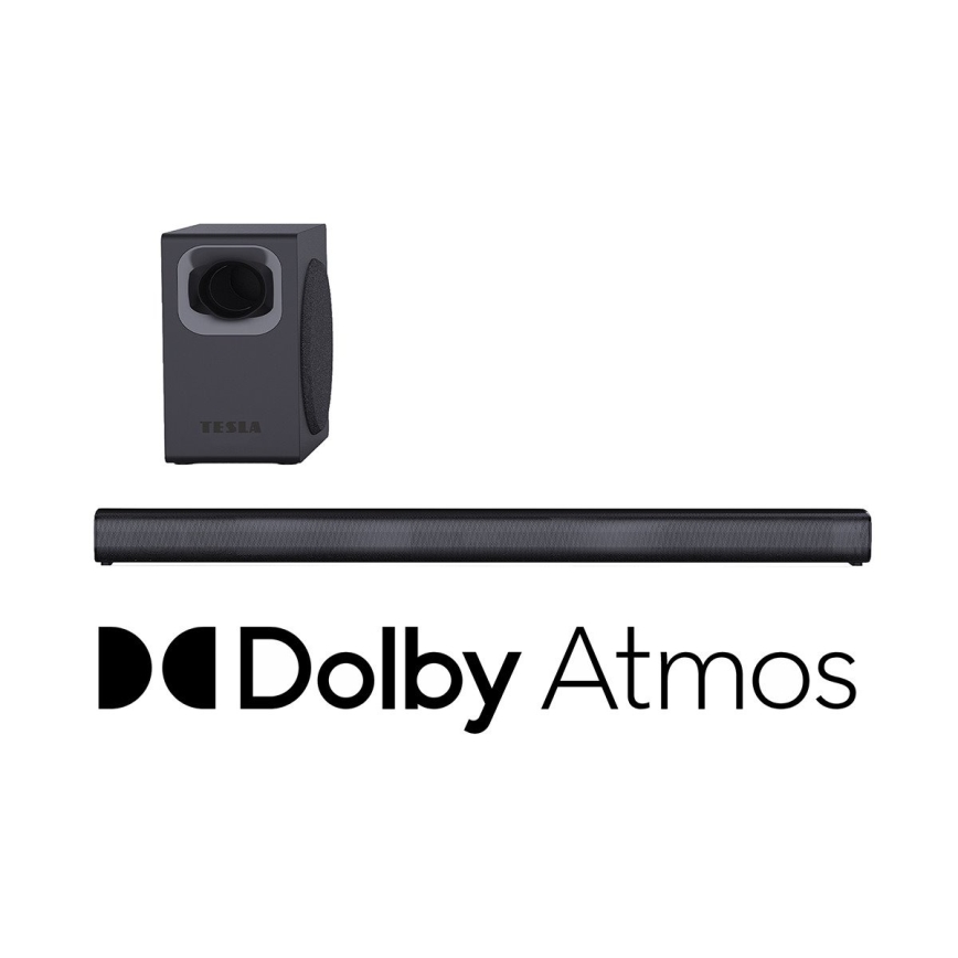 TESLA Electronics PrimeSound - Dolby Atmos soundbar 2.1 250W/230V + fjernbetjening