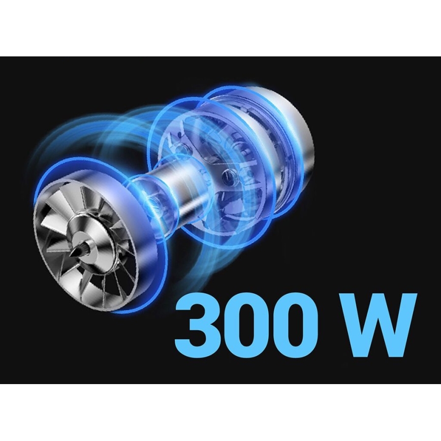 TESLA Electronics PureStar - Ledningsfri støvsuger 3-i-1 300W/2200 mAh sort/blå