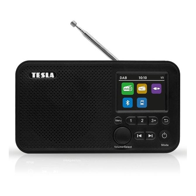 TESLA Electronics - Radio DAB+ FM 5W/1800 mAh sort