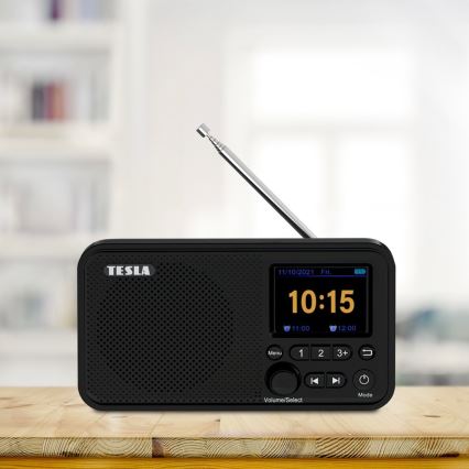 TESLA Electronics - Radio DAB+ FM 5W/1800 mAh sort