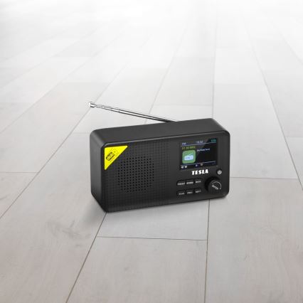 TESLA Electronics - Radio DAB+ FM 5W/4000 mAh sort