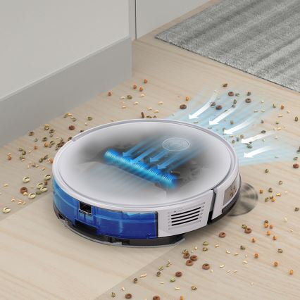 TESLA Electronics RoboStar - Smart robotstøvsuger 02.01.2001 2600 mAh Wi-Fi hvid + fjernbetjening