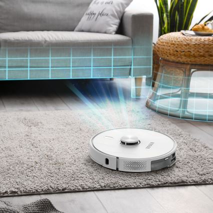 TESLA Electronics RoboStar - Smart robotstøvsuger 02.01.2001 2600 mAh Wi-Fi hvid