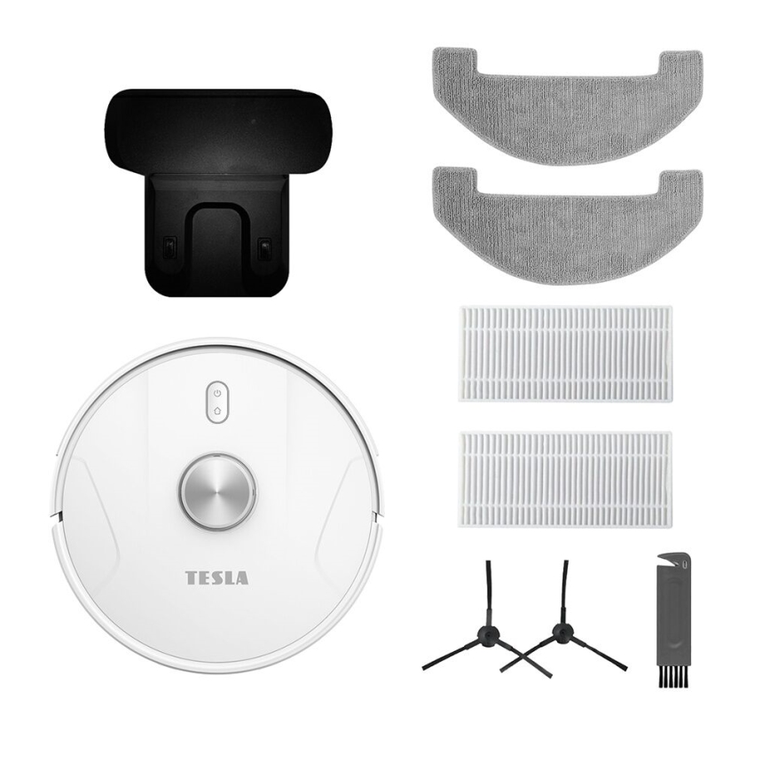 TESLA Electronics RoboStar - Smart robotstøvsuger 02.01.2001 2600 mAh Wi-Fi hvid