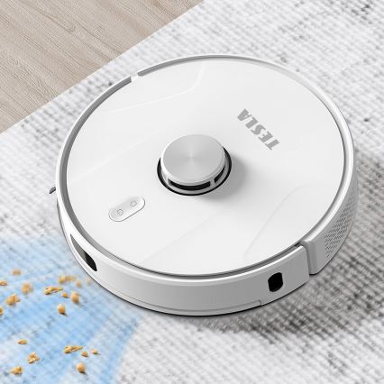 TESLA Electronics RoboStar - Smart robotstøvsuger 2-i-1 2600 mAh Wi-Fi hvid