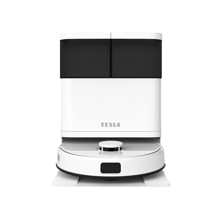 TESLA Electronics RoboStar - Smart robotstøvsuger 3-i-1 5200 mAh med Wi-Fi, hvid