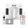 TESLA Electronics RoboStar - Smart vinduespudser m. dobbelt vandspray 72W/230V/500 mAh Wi-Fi + fjernbetjening
