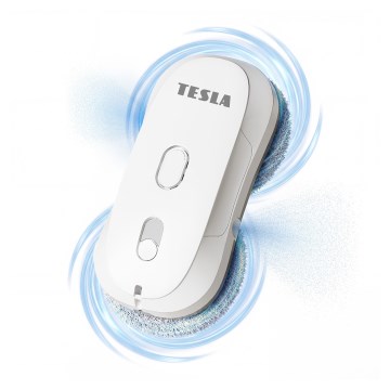 TESLA Electronics RoboStar - Vinduesrengøringsrobot med vandforstøvning 72W/230V/500 mAh + fjernbetjening