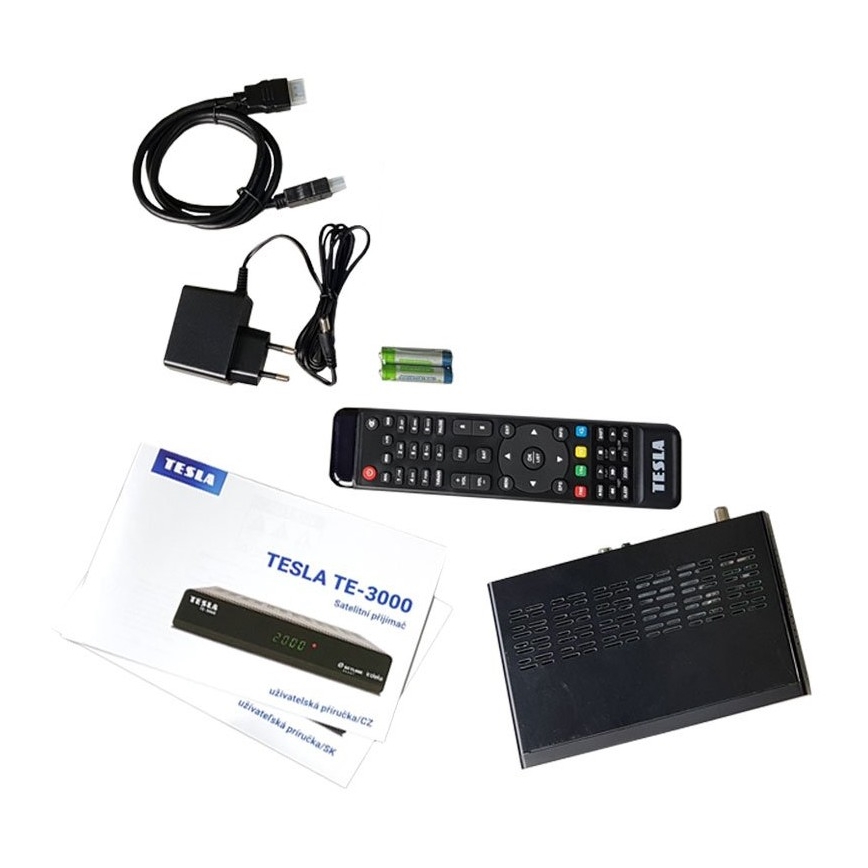 TESLA Electronics - Satellitmodtager 2xAAA + fjernbetjening