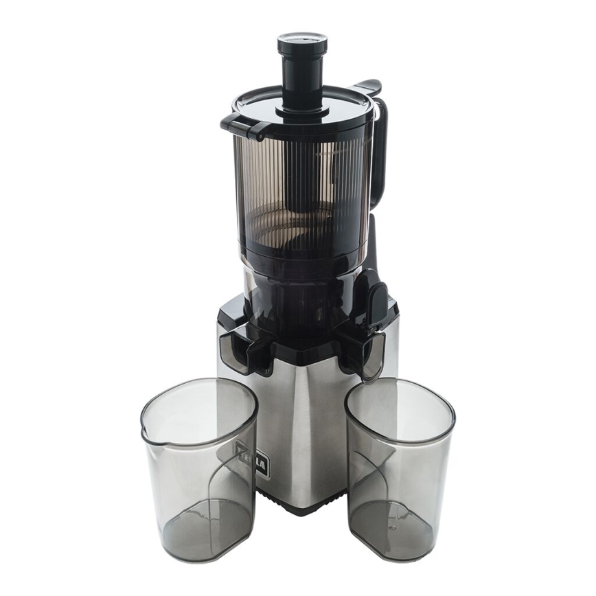 TESLA Electronics SlowJuicer Deluxe - Juicer m. lav hastighed 250W/230V rustfri/sort