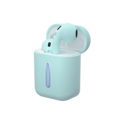 TESLA Electronics - Trådløse hovedtelefoner 300 mAh + 2x 25 mAh IPX4 turkis