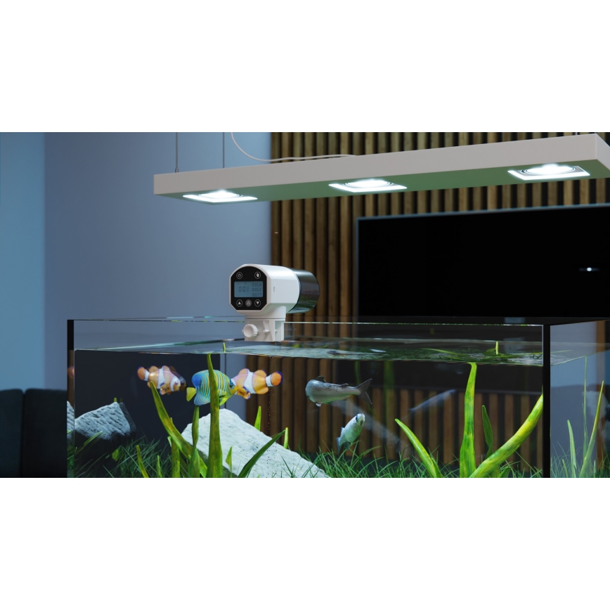 TESLA Smart - Automatisk smart-foderautomat til fisk 200 ml 5V Wi-Fi