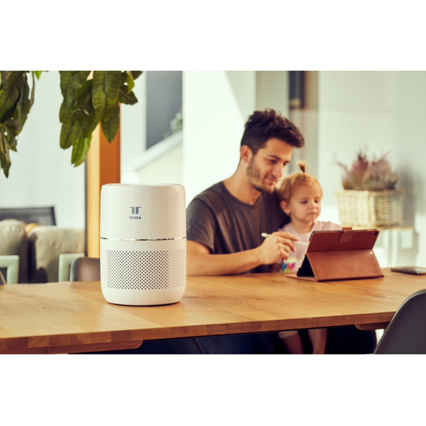 TESLA Smart - Intelligent mini luftrenser 30W/230V Wi-Fi